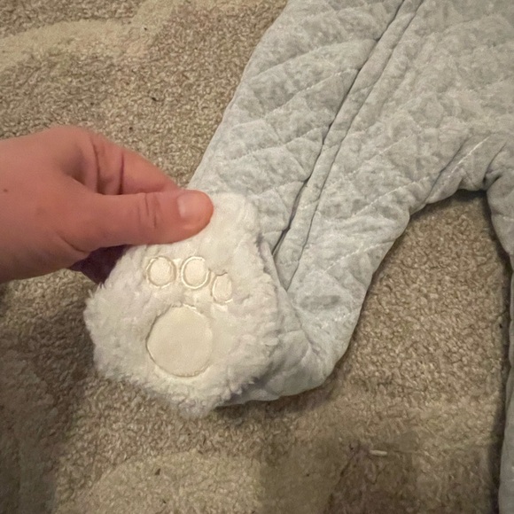 Little me Gray Winter Snowsuit  6-9 months - Picture 6 of 8